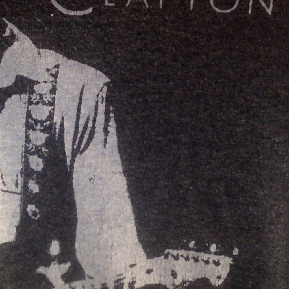 Eric Clapton tee, retro 1990s single thread shirt Hanes - Picture 4 of 4